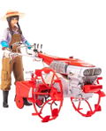 PLAMAX MF-28 1/20 Scale Model Kit: Minimum Factory Inaho with Honda F90 Tiller Cage Wheel Type thumbnail 1