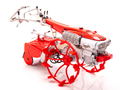 PLAMAX MF-28 1/20 Scale Model Kit: Minimum Factory Inaho with Honda F90 Tiller Cage Wheel Type thumbnail 7