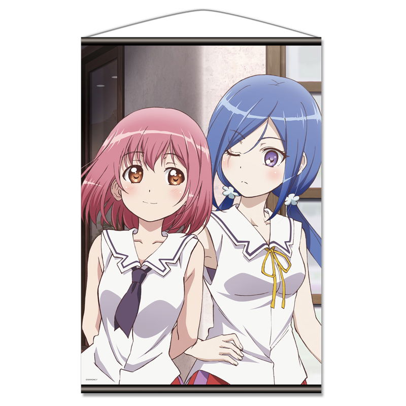 Release The Spyce B2 Wall Scroll B: Momo Minamoto & Yuki Hanzomon image 1