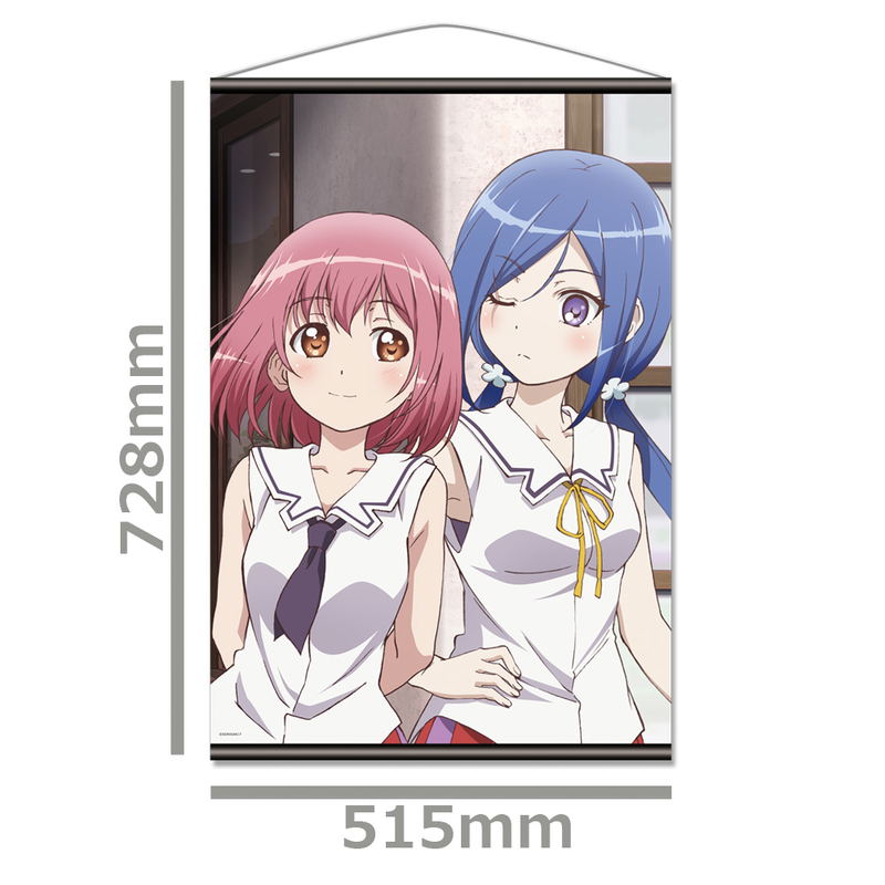 Release The Spyce B2 Wall Scroll B: Momo Minamoto & Yuki Hanzomon image 2