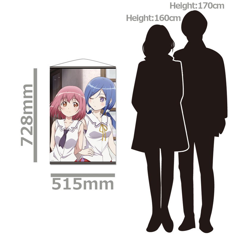 Release The Spyce B2 Wall Scroll B: Momo Minamoto & Yuki Hanzomon image 3