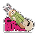 Yurucamp Chikuwa Water Resistant Sticker thumbnail 1