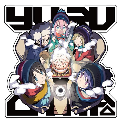 Yurucamp Girl Water Resistant Sticker image 1
