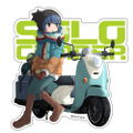 Yurucamp Rin Shima Water Resistant Sticker thumbnail 1