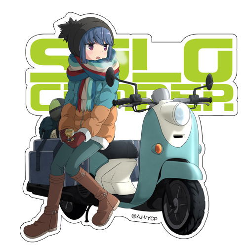 Yurucamp Rin Shima Water Resistant Sticker image 1