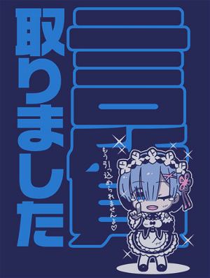 Re:Zero - Starting Life In Another World - Rem Genchi Torimashita T-shirt Night Blue (L Size)
