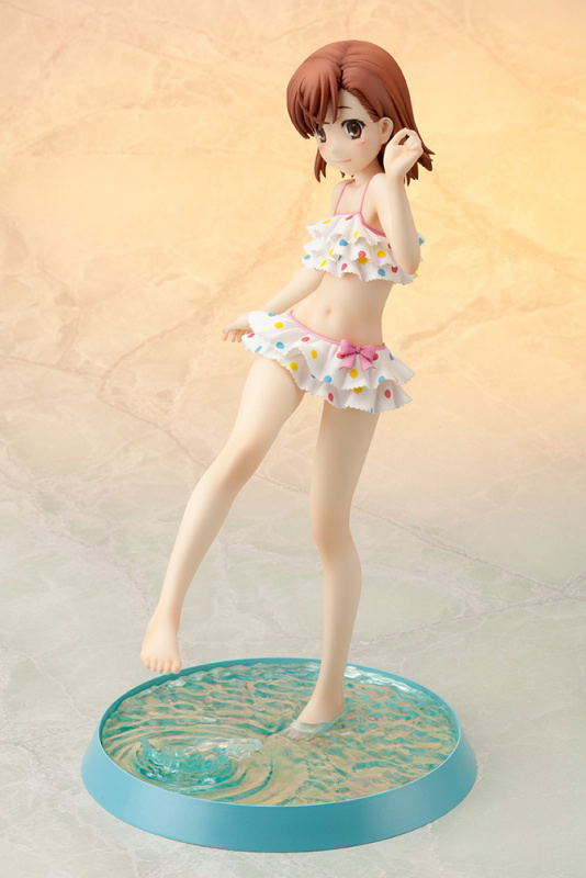 4-Leaves Toaru Kagaku no Railgun 1/7 Scale Pre-Painted Figure: Mikoto Misaka -Beach Side- Renewal Package image 6