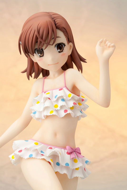 4-Leaves Toaru Kagaku no Railgun 1/7 Scale Pre-Painted Figure: Mikoto Misaka -Beach Side- Renewal Package image 7