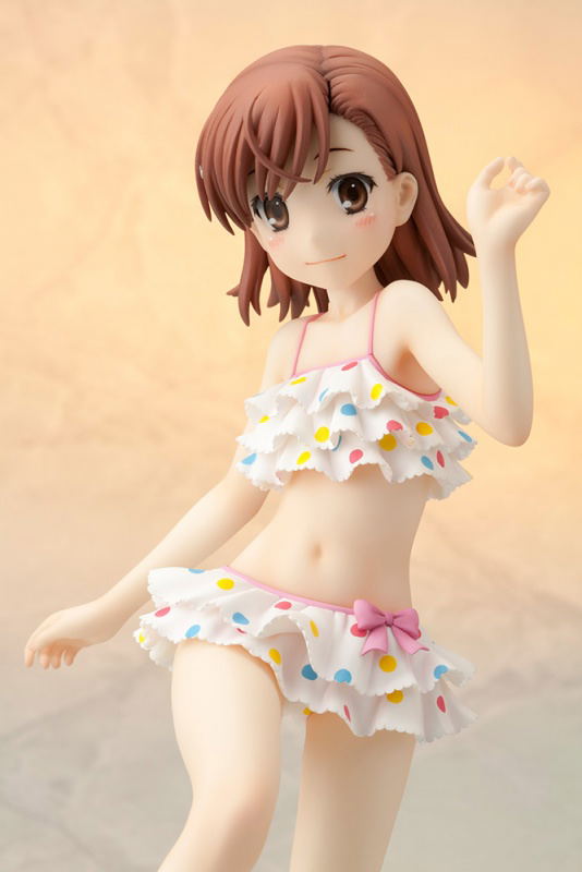 4-Leaves Toaru Kagaku no Railgun 1/7 Scale Pre-Painted Figure: Mikoto Misaka -Beach Side- Renewal Package image 8