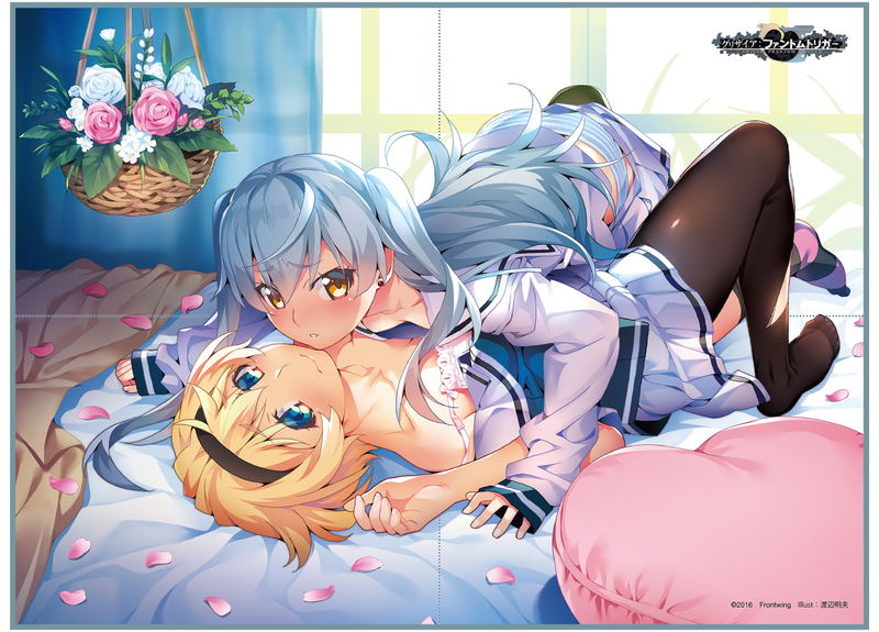 Grisaia Phantom Trigger TCG Universal Play Mat: Touka & Chris image 1