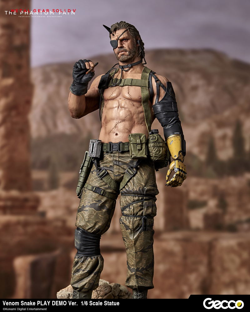Metal Gear Solid V The Phantom Pain 1/6 Scale Pre-Painted Statue: Venom Snake Play Demo Ver. image 1