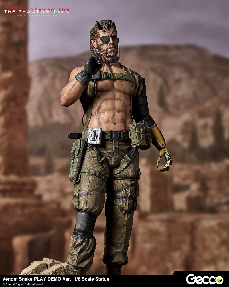 Metal Gear Solid V The Phantom Pain 1/6 Scale Pre-Painted Statue: Venom Snake Play Demo Ver. image 2