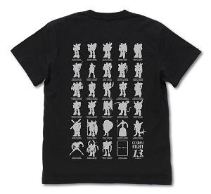 Mobile Fighter G Gundam - 13th Gundam Fight Commemorative T-shirt Black (XL Size)