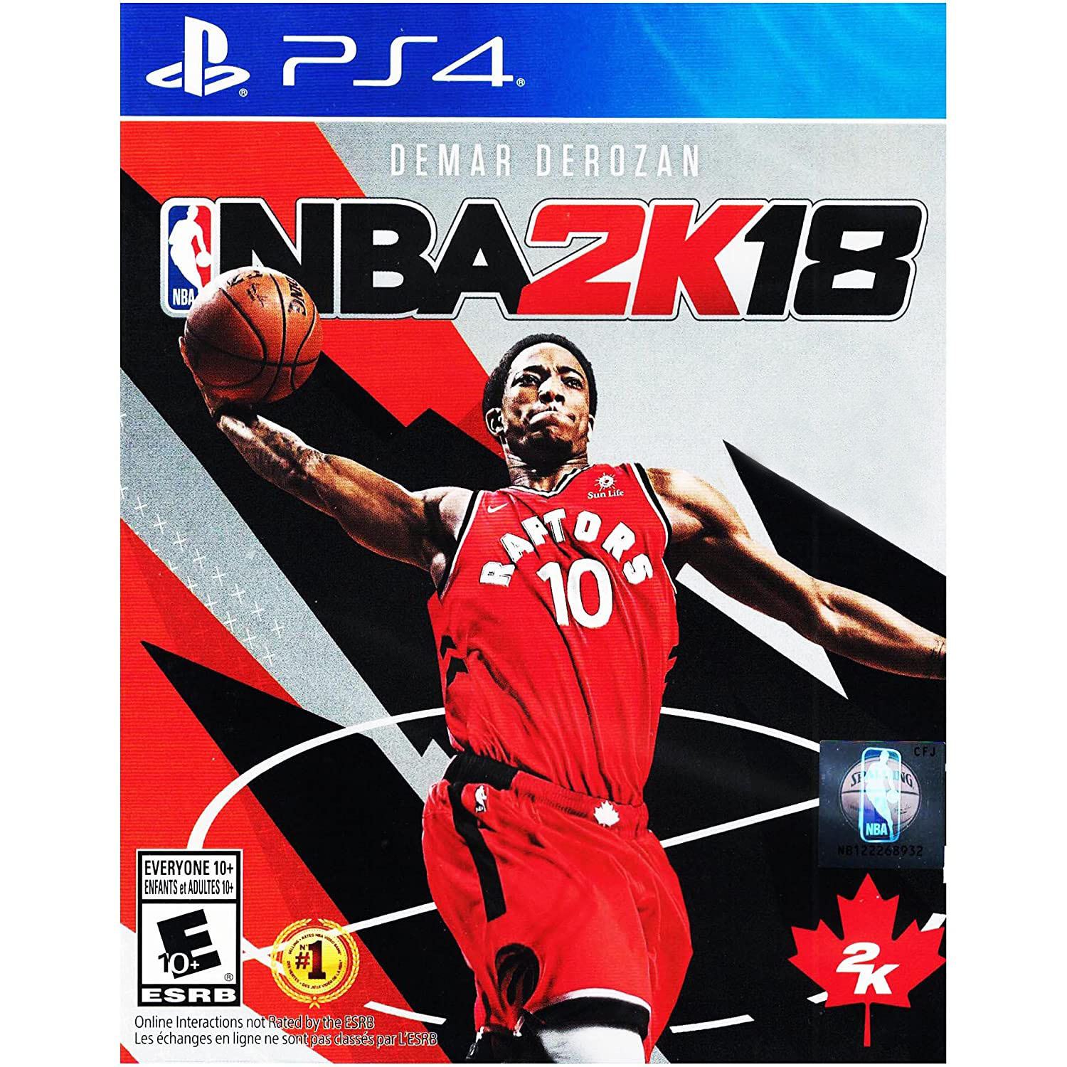 NBA 2K18 (Canadian Cover) for PlayStation 4