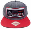 Nintendo Controller Gray Snapback Baseball Cap thumbnail 1