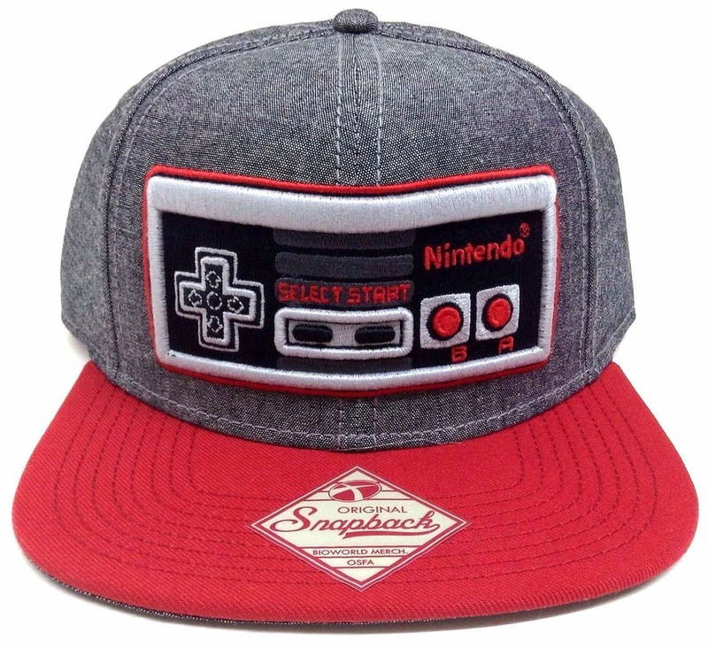 Nintendo Controller Gray Snapback Baseball Cap image 1
