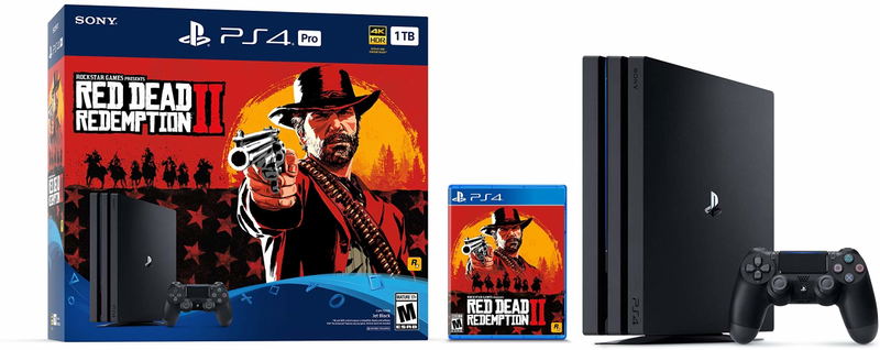 PlayStation 4 Pro Red Dead Redemption 2 Bundle (Jet Black) image 1