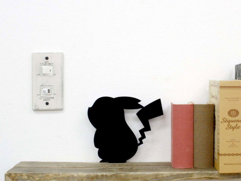 Pokemon Built in LED Light - Pikachu Wall Light image 2