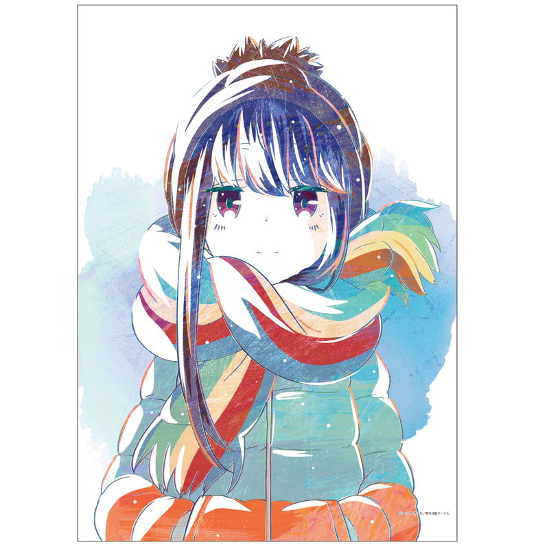 Yurucamp Ani-Art Wall Scroll: Shima Rin image 2