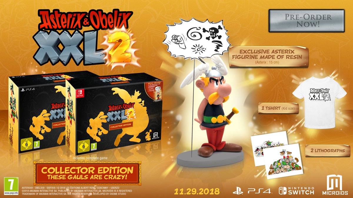 Asterix and Obelix Collectors outlets Edition for Nintendo Switch