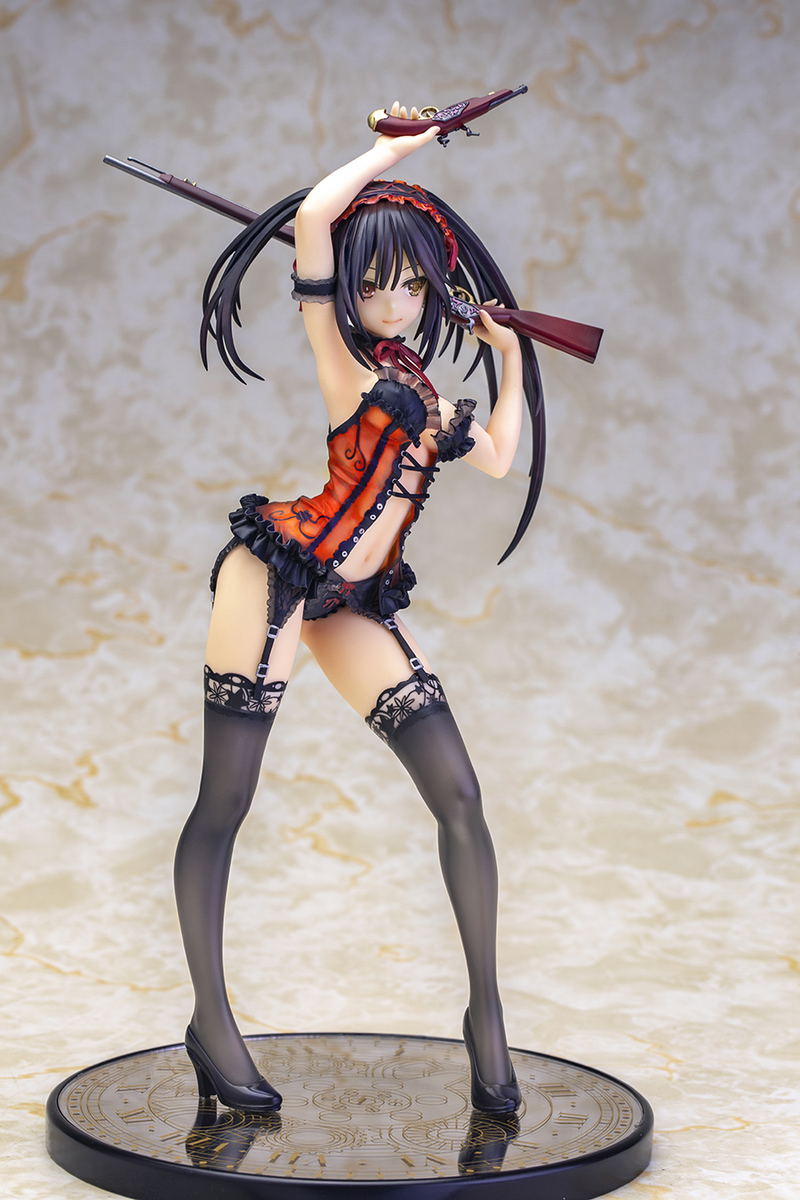 Date A Live 1/7 Scale Pre-Painted Figure: Kurumi Tokisaki Lingerie Ver. image 2