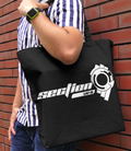 Ghost In The Shell: Stand Alone Complex - Public Security Section 9 Large Tote Bag Black thumbnail 2