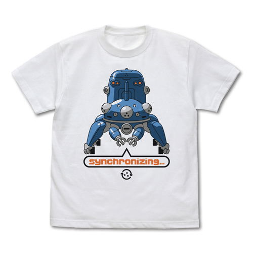 Ghost In The Shell: Stand Alone Complex - Synchronizing With Tachikoma T-shirt White (L Size) image 1
