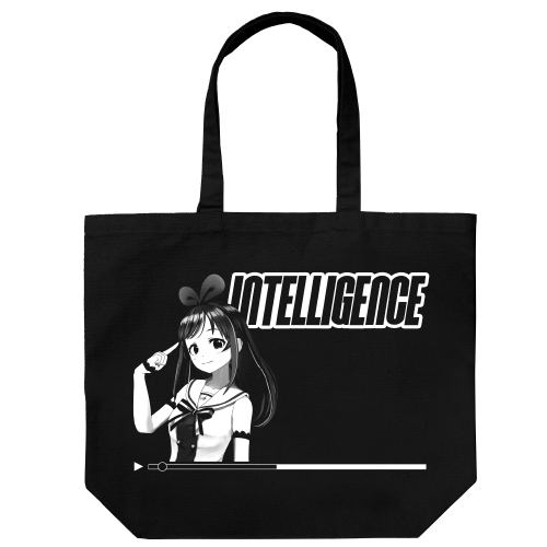 Kizuna AI - Intelligence Large Tote Bag Black image 1