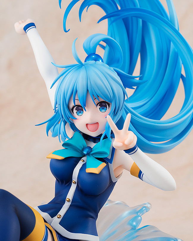 Kono Subarashii Sekai ni Shukufuku Wo! 1/7 Scale Pre-Painted Figure: Aqua Sneaker Bunko 30th Anniversary Ver. image 6