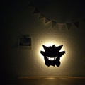 Pokemon Built in LED Light - Pokemon Gengar Wall Light thumbnail 3