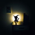 Pokemon Built in LED Light - Mimikyu Wall Light thumbnail 3