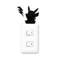 Pokemon Wall Sticker Wall Story Pikachu Electrical Discharging Chu... thumbnail 1