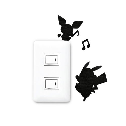 Pokemon Wall Sticker Wall Story Pikachu Enjoyable Moment image 1