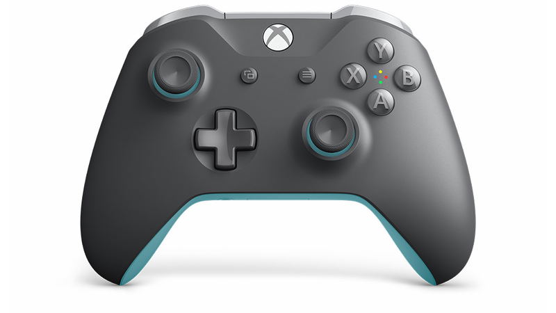 Xbox Wireless Controller (Grey x Blue) for PC, XONE, Xbox One S  