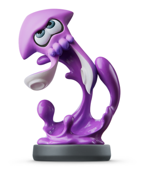 amiibo Splatoon Series Figure (Ika Neon Purple) (Re-run)