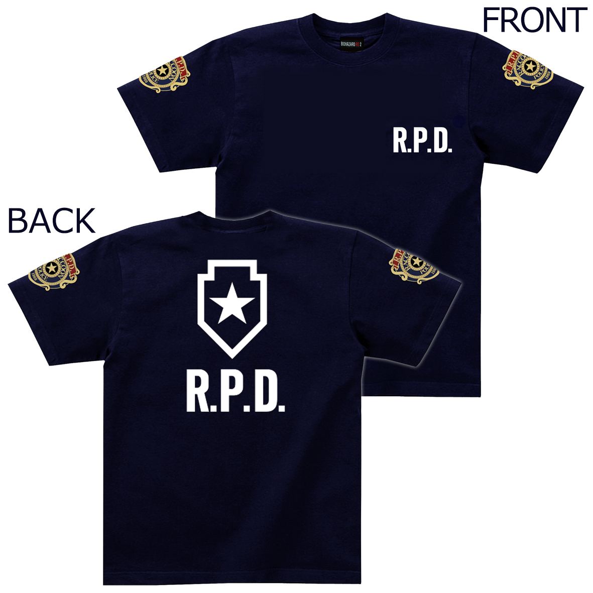 Resident Evil Re:2 T-shirt - R.P.D. (L Size)