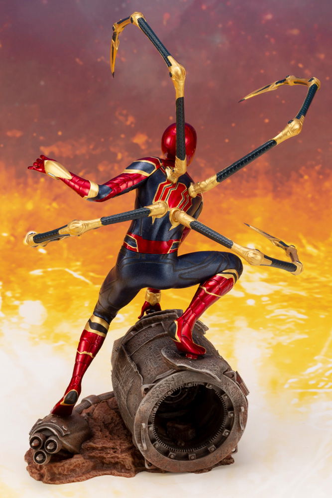 ARTFX+ Avengers Infinity War 1/10 Scale Pre-Painted Figure: Iron Spider -Infinity War- image 10