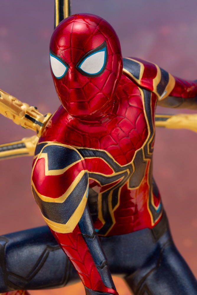 ARTFX+ Avengers Infinity War 1/10 Scale Pre-Painted Figure: Iron Spider -Infinity War- image 11