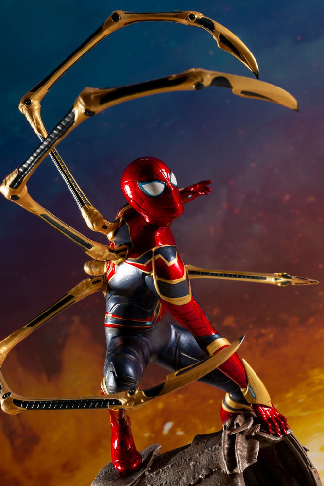 ARTFX+ Avengers Infinity War 1/10 Scale Pre-Painted Figure: Iron Spider -Infinity War- image 12