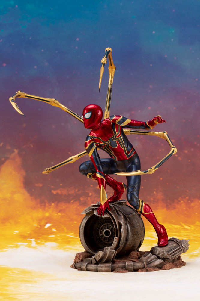 ARTFX+ Avengers Infinity War 1/10 Scale Pre-Painted Figure: Iron Spider -Infinity War- image 3