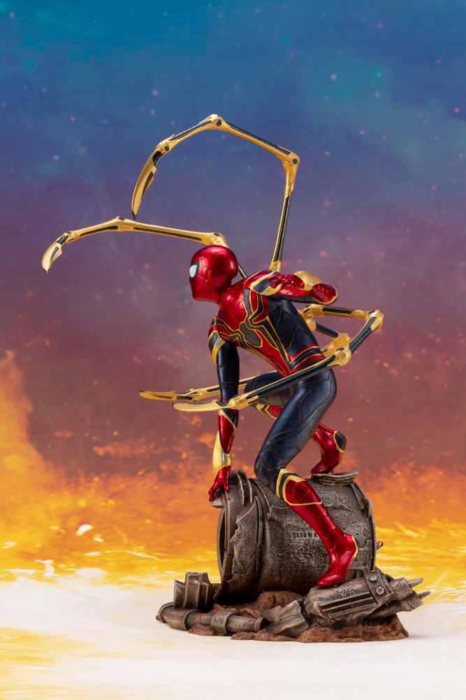 ARTFX+ Avengers Infinity War 1/10 Scale Pre-Painted Figure: Iron Spider -Infinity War- image 4