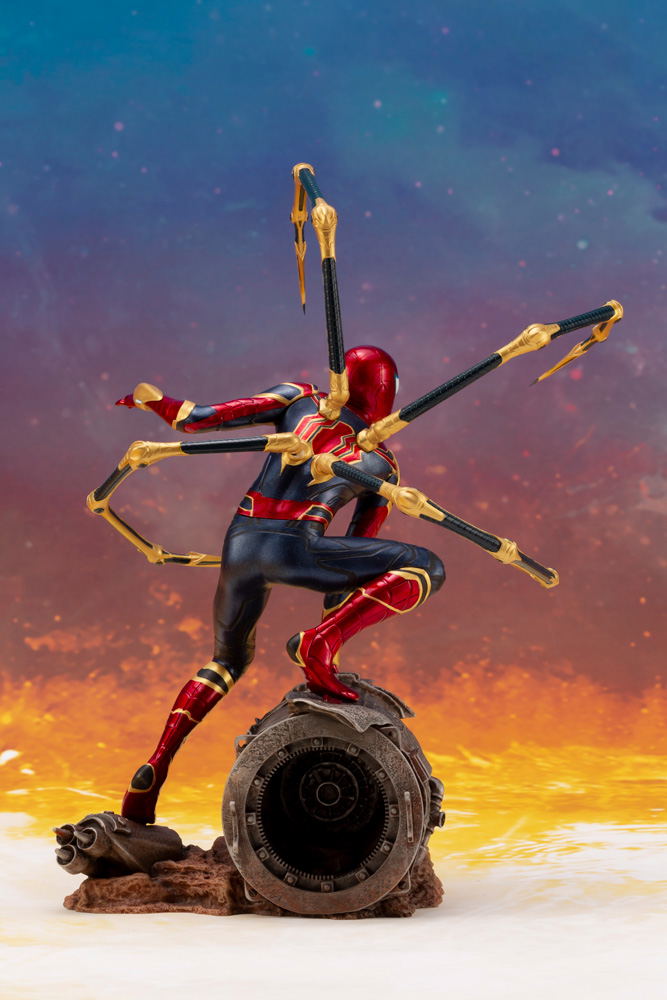 ARTFX+ Avengers Infinity War 1/10 Scale Pre-Painted Figure: Iron Spider -Infinity War- image 6
