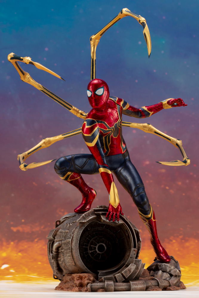 ARTFX+ Avengers Infinity War 1/10 Scale Pre-Painted Figure: Iron Spider -Infinity War- image 9