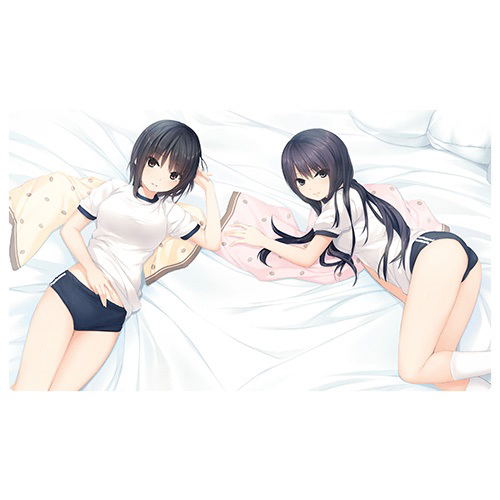 Coffee Kizoku Original Illustration Play Mat: Aoyama Sumika & Shiramine Rika Athletic Wear image 1