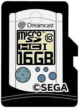 Dreamcast microSDHC card + SD Adapter Set (16 GB)
