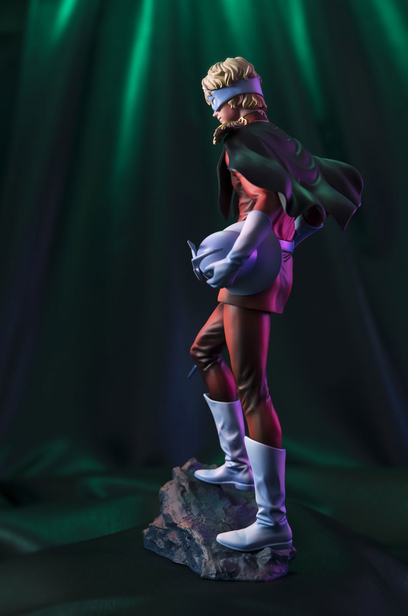 Gundam Guys Generation Mobile Suit Gundam 1/8 Scale Pre-Painted Figure: Char Aznable Art Graphics image 3