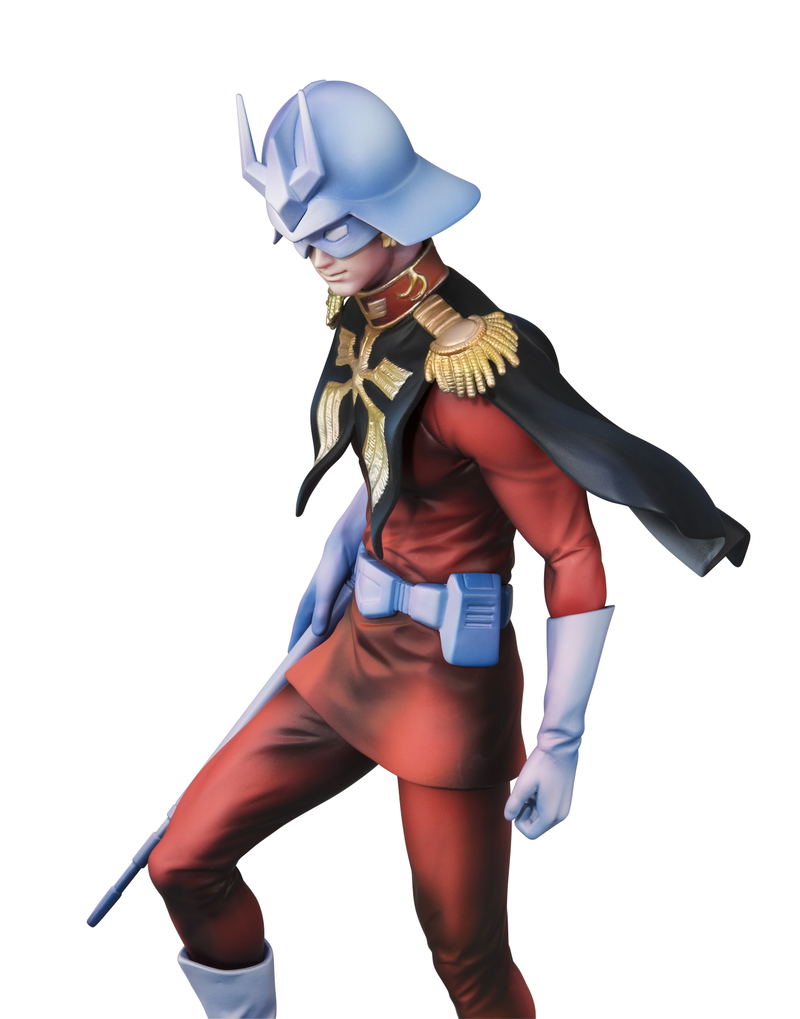 Gundam Guys Generation Mobile Suit Gundam 1/8 Scale Pre-Painted Figure: Char Aznable Art Graphics image 5
