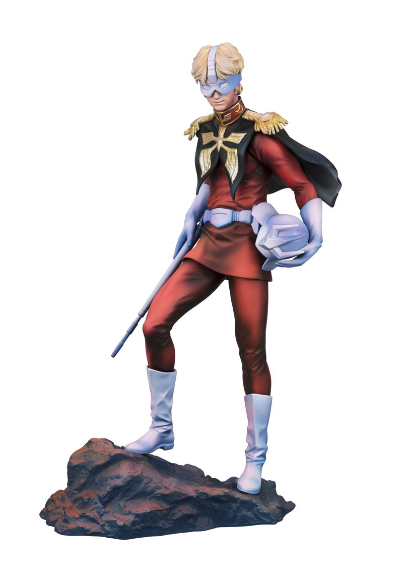 Gundam Guys Generation Mobile Suit Gundam 1/8 Scale Pre-Painted Figure: Char Aznable Art Graphics image 7