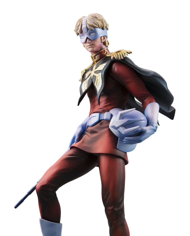 Gundam Guys Generation Mobile Suit Gundam 1/8 Scale Pre-Painted Figure: Char Aznable Art Graphics image 9