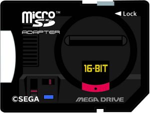 Mega Drive microSDHC card + SD Adapter Set (16 GB)